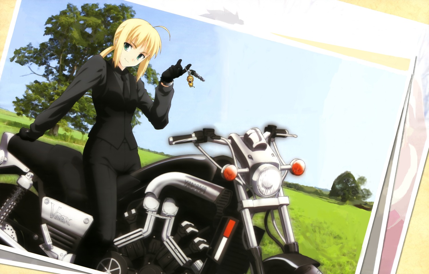 nagamori masato fate/stay night fate/zero saber business suit detexted